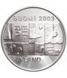 moneda Finlandia 10 Euros 2003 (Chydenius) (estuche proof)