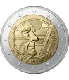 moneda 2 euros Francia 2022 dedicada a Jacques Chirac.