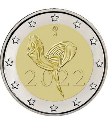 moneda de Finlandia 2 euros 2022 dedicada al Ballet Nacional
