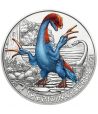 Austria moneda de 3 Euros 2021 Therizinosaurus.