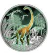 Austria moneda de 3 Euros 2021 Argentinosaurus Huinculensis