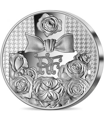 Moneda 50 euros de plata Francia año 2021 Christian Dior