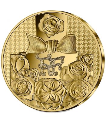 Moneda 50 euros de oro Francia año 2021 Christian Dior