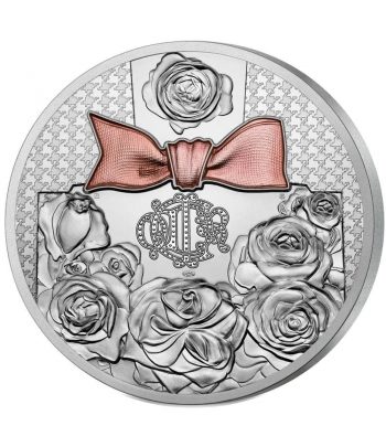 Medalla de plata Francia año 2021 Christian Dior  - 1