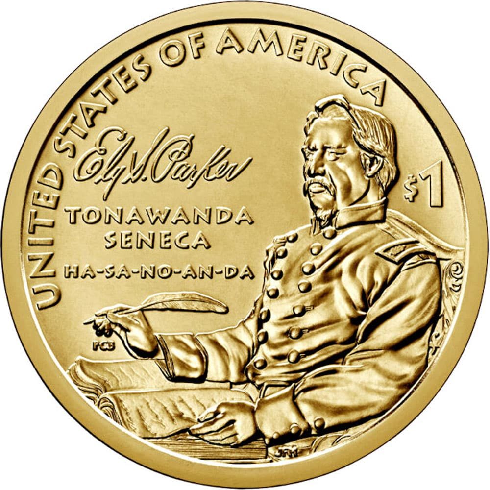 Moneda de Estados Unidos 1$ Nativa Americana 2022. Ceca P y D