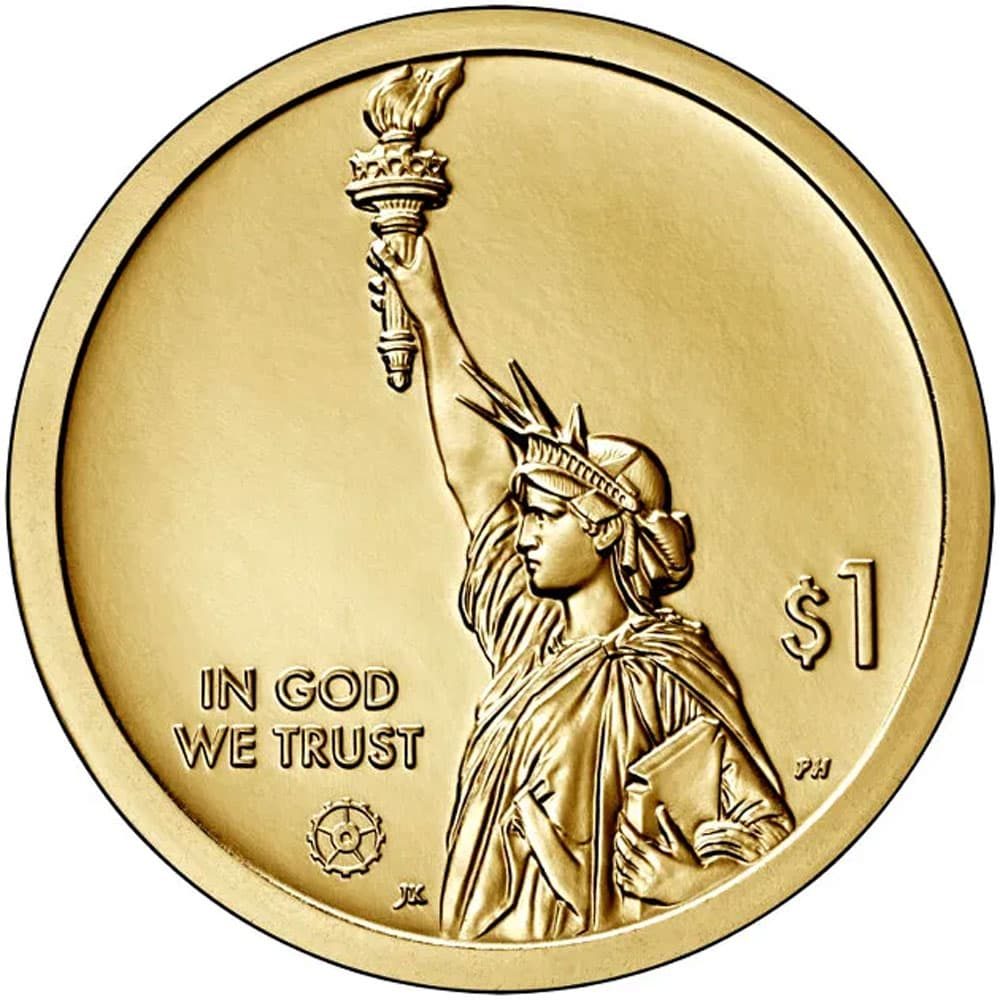 Moneda de Estados Unidos 1$ Rhode Island 2022. Ceca P y D  - 2