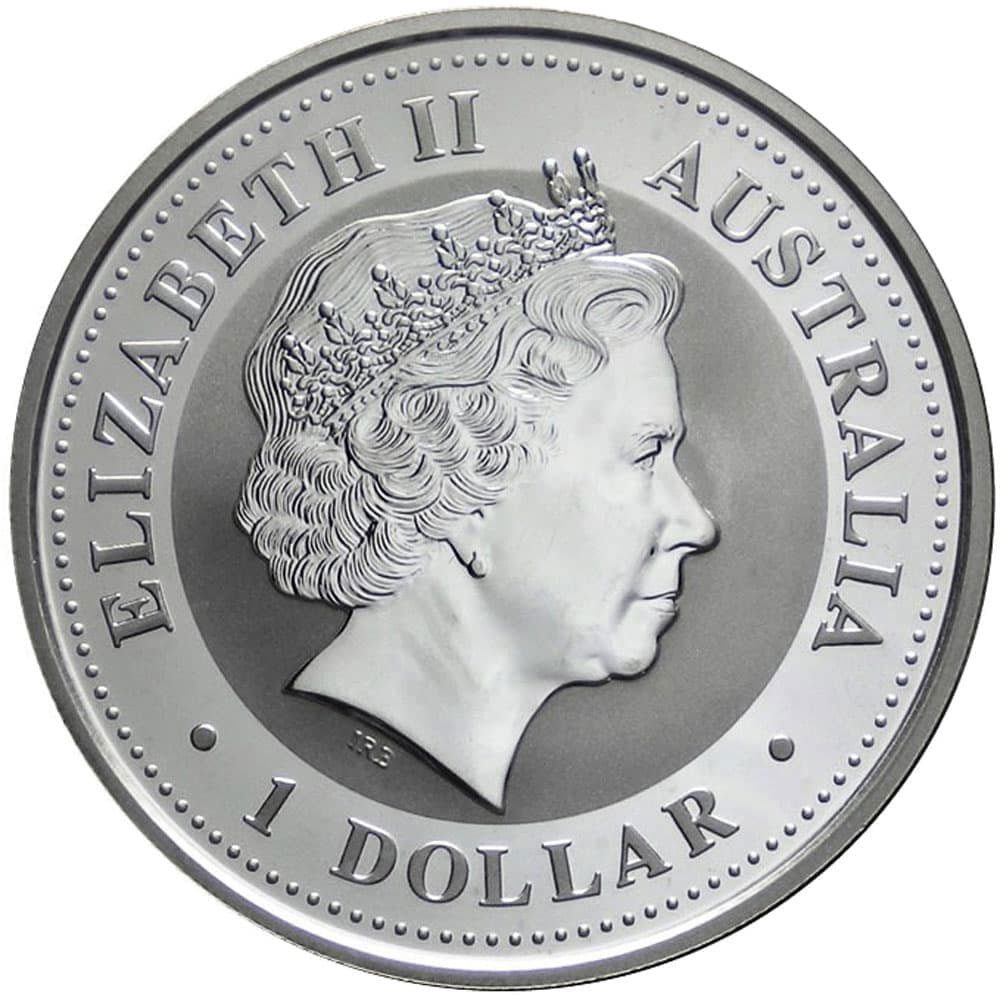 Moneda de plata Austalia 1$ Onza año Lunar Chino del Gallo 2005  - 2