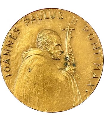 Medalla de Vaticano Papa Juan Pablo II Visita Indonesia 1989.  - 1