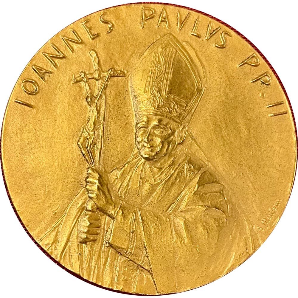 Medalla de Vaticano Papa Juan Pablo II Visita Colombia año 1986