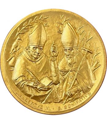 Medalla de Vaticano Papa Juan Pablo II Visita Alemania año 1980.