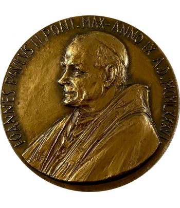 Medalla de Vaticano Papa Juan Pablo II IX año de Pontificado 1987  - 1