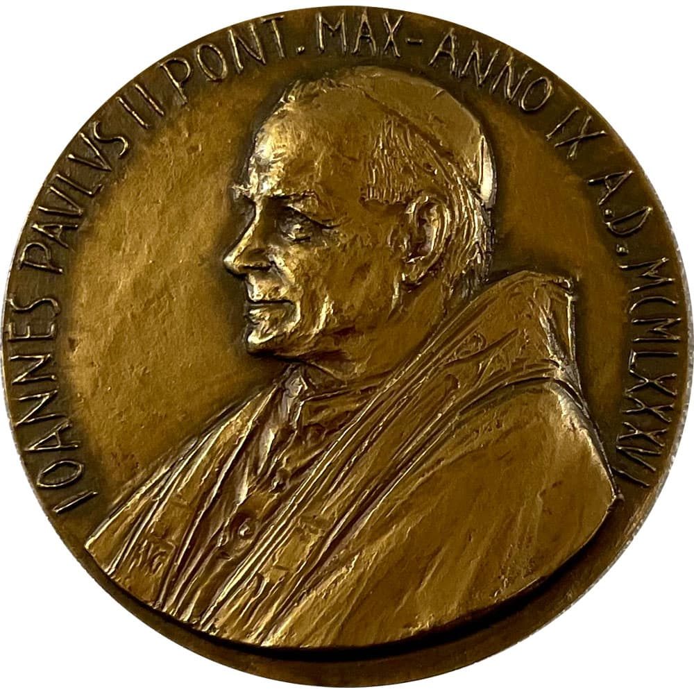 Medalla de Vaticano Papa Juan Pablo II IX año de Pontificado