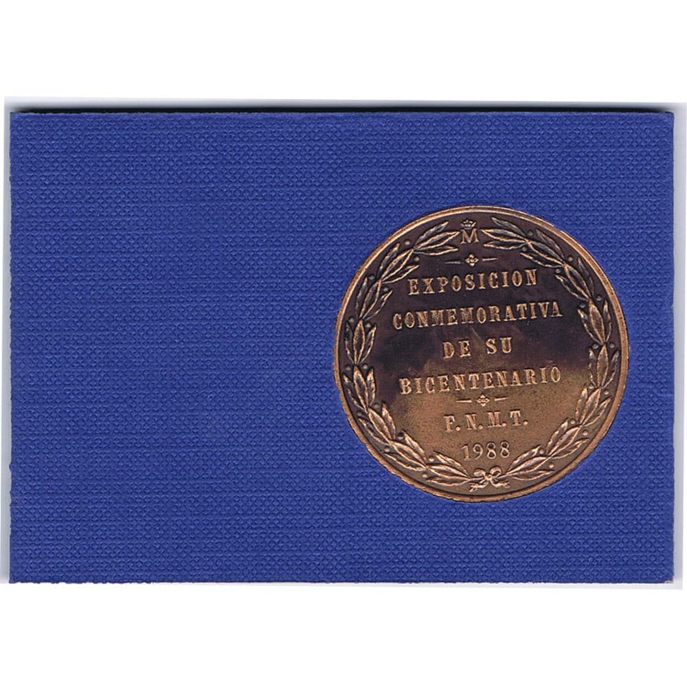 Medalla de cobre Bicentenario III 1988
