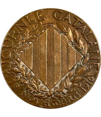 Medalla de Bronce General Joffre Jornada Catalana 1916.