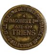 Medalla colección BP Tesoros Reyes de Francia. Dagobert I