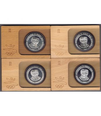 Monedas de plata 2000 pesetas Barcelona 92. 3ª Serie 1991  - 2
