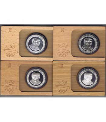 Monedas de plata 2000 pesetas Barcelona 92. 4ª Serie 1992