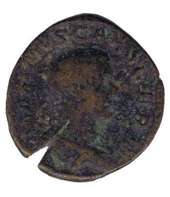Moneda romana Sextercio Vero Máximo 236-238 dC