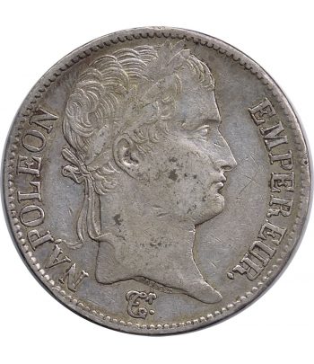 Moneda de plata de Francia 5 Francs Napoleón 1812 K  - 1