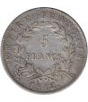 Moneda de plata de Francia 5 Francs Napoleón 1812 K