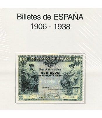 EDIFIL. Hojas billetes Alfonso XIII / Guerra Civil (1906-1938)