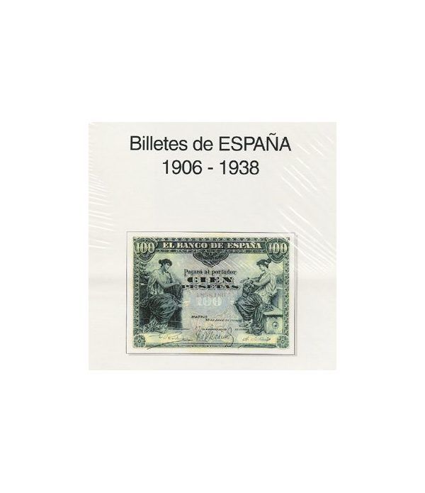 EDIFIL. Hojas billetes Alfonso XIII / Guerra Civil (1906-1938) Album billetes - 2