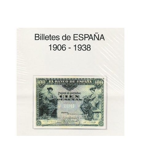 EDIFIL. Hojas billetes Alfonso XIII / Guerra Civil (1906-1938)