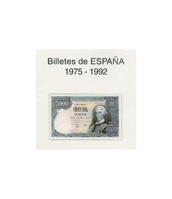 EDIFIL. Hojas billetes Juan Carlos I (1975-1992)