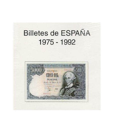 EDIFIL. Hojas billetes Juan Carlos I (1975-1992)