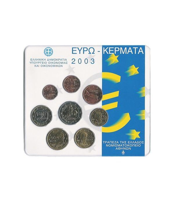 Cartera oficial euroset Grecia 2003  - 2