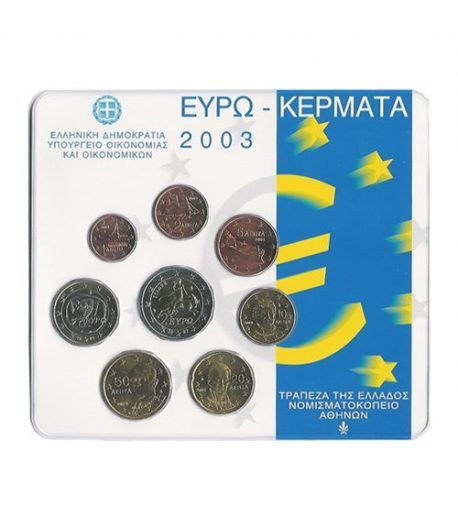 Cartera oficial euroset Grecia 2003