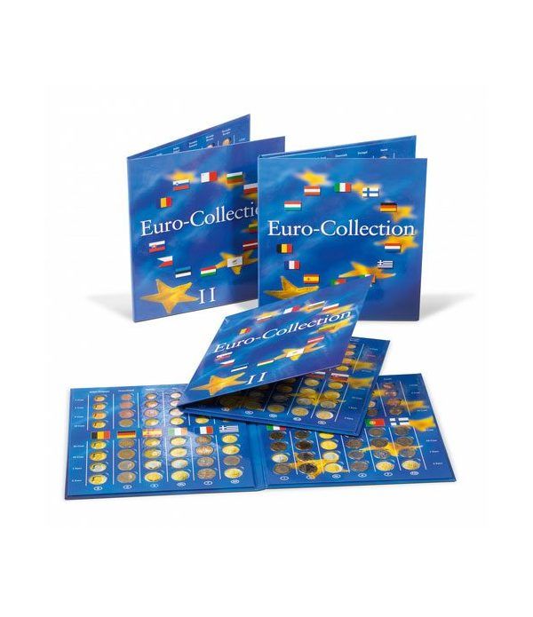 LEUCHTTURM PRESSO Eurocollection I. Carpeta 12 países. Album Monedas Euro - 2