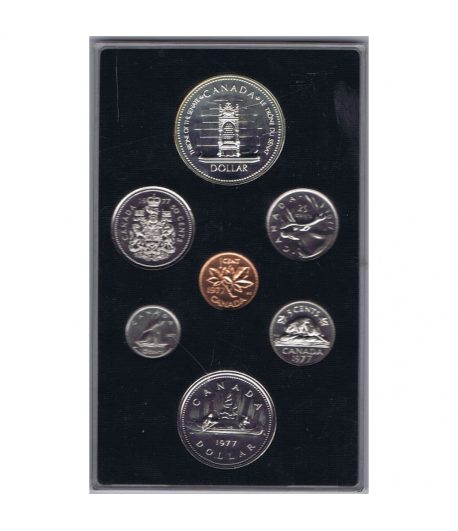 Estuche Royal Canadian Mint año 1977