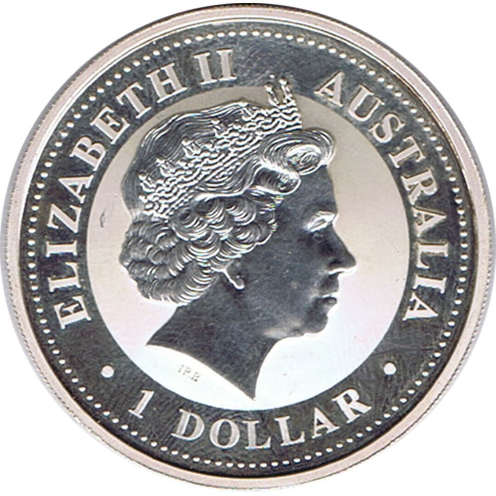 Moneda de plata de Austalia 1$ Onza año Lunar Chino de la Cabra