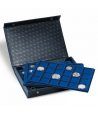 LEUCHTTURM Maletín L con 4 bandejas para 128 monedas. Estuche Monedas - 4 LEUCHTTURM Maletín L con 4 bandejas para 128 monedas. Estuche Monedas - 4