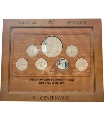 Monedas de plata del V Centenario Carlos V año 2000