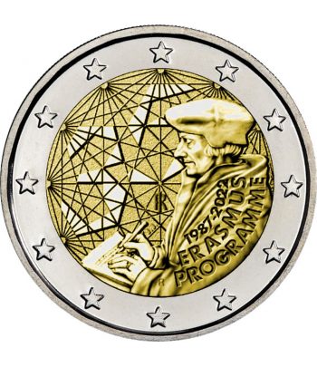 moneda 2 euros Programa Erasmus 2022 Italia