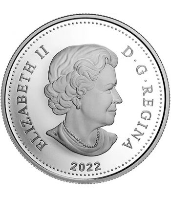 Dollar plata Proof Canada 2022 Jubileo Platino Isabel II.