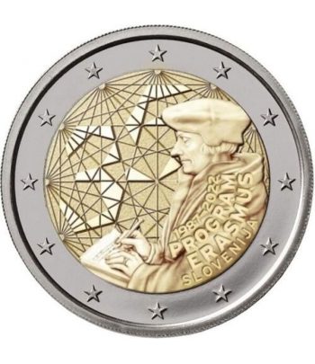 moneda 2 euros Programa Erasmus 2022 Eslovenia