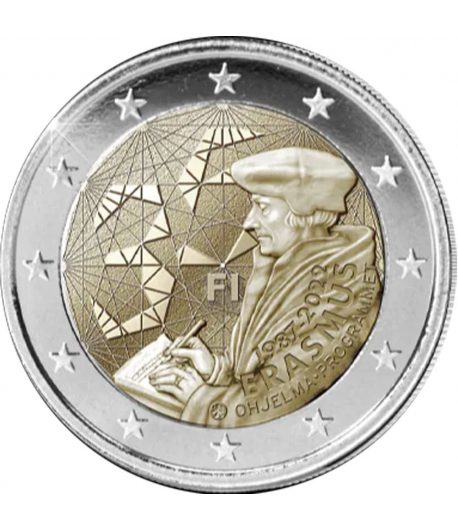 moneda 2 euros Programa Erasmus 2022 Finlandia