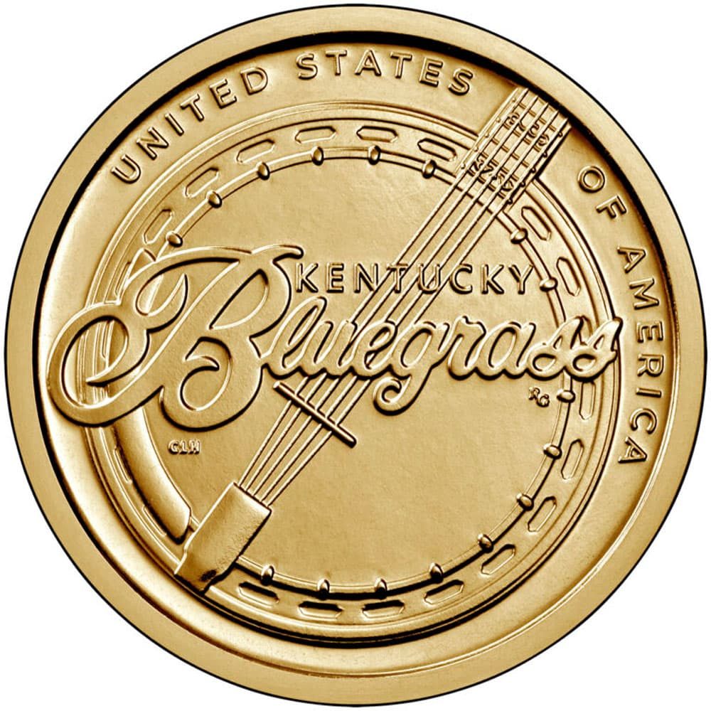 Moneda de Estados Unidos 1$ Kentucky 2022. Ceca P y D