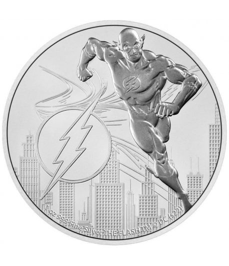 Moneda de plata 2 Dollars Niue The Flash año 2022