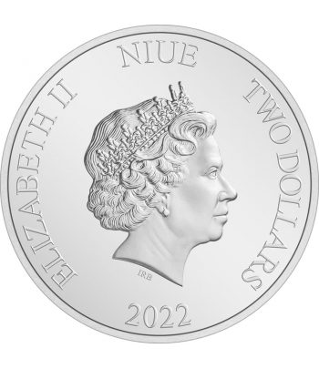 Moneda de plata 2 Dollars Niue The Flash año 2022