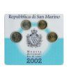 Cartera oficial euroset San Marino 2002 (4 monedas)