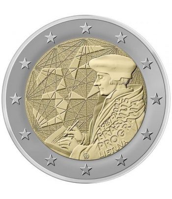 moneda 2 euros Programa Erasmus 2022 Lituania  - 1