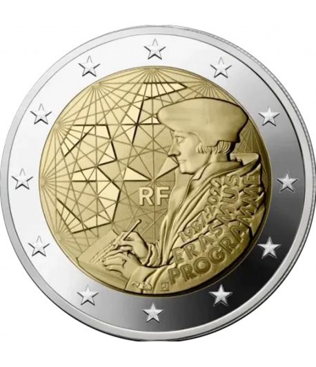 moneda 2 euros Programa Erasmus 2022 Francia