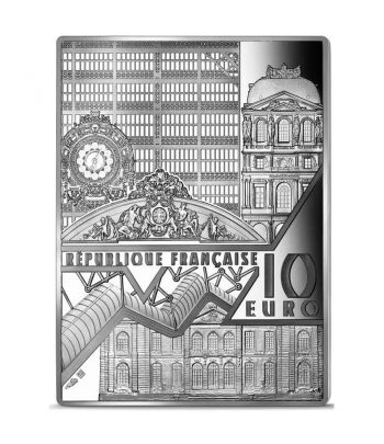 Moneda 10 euros de plata Francia 2022 Monet  - 2