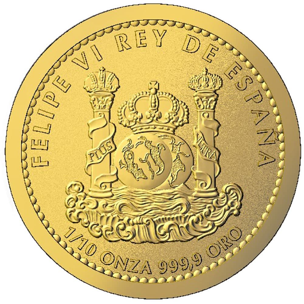 Moneda de España Lince Ibérico 1/10 onza de oro 2022