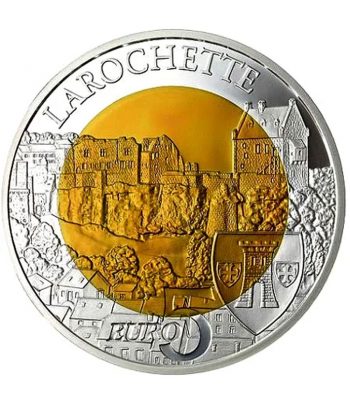 Moneda de Luxemburgo 5 euros 2014 Chateau de Larochete