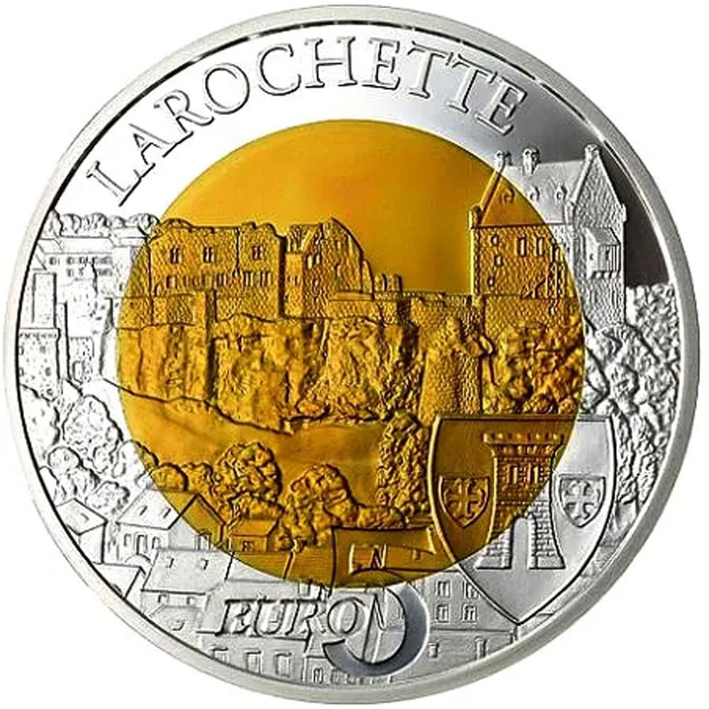 Moneda de Luxemburgo 5 euros 2014 Chateau de Larochete